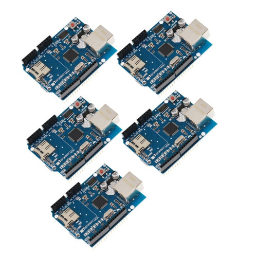 5Pcs for  W5100 Ethernet Shield R3 & Mega 2560/1280 Network Development Board with R3 Compatibility
