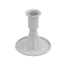 Iron Taper Candle Holders Decorative Candle Stand,Iron-White