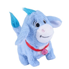 Easy to Use Walking Talking Electric Plush Donkeys for-Blue