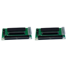 2X Scsi Sca 80Pin auf 68Pin auf 50Pin Ide Festplattenadapter Konverterkarte Platine