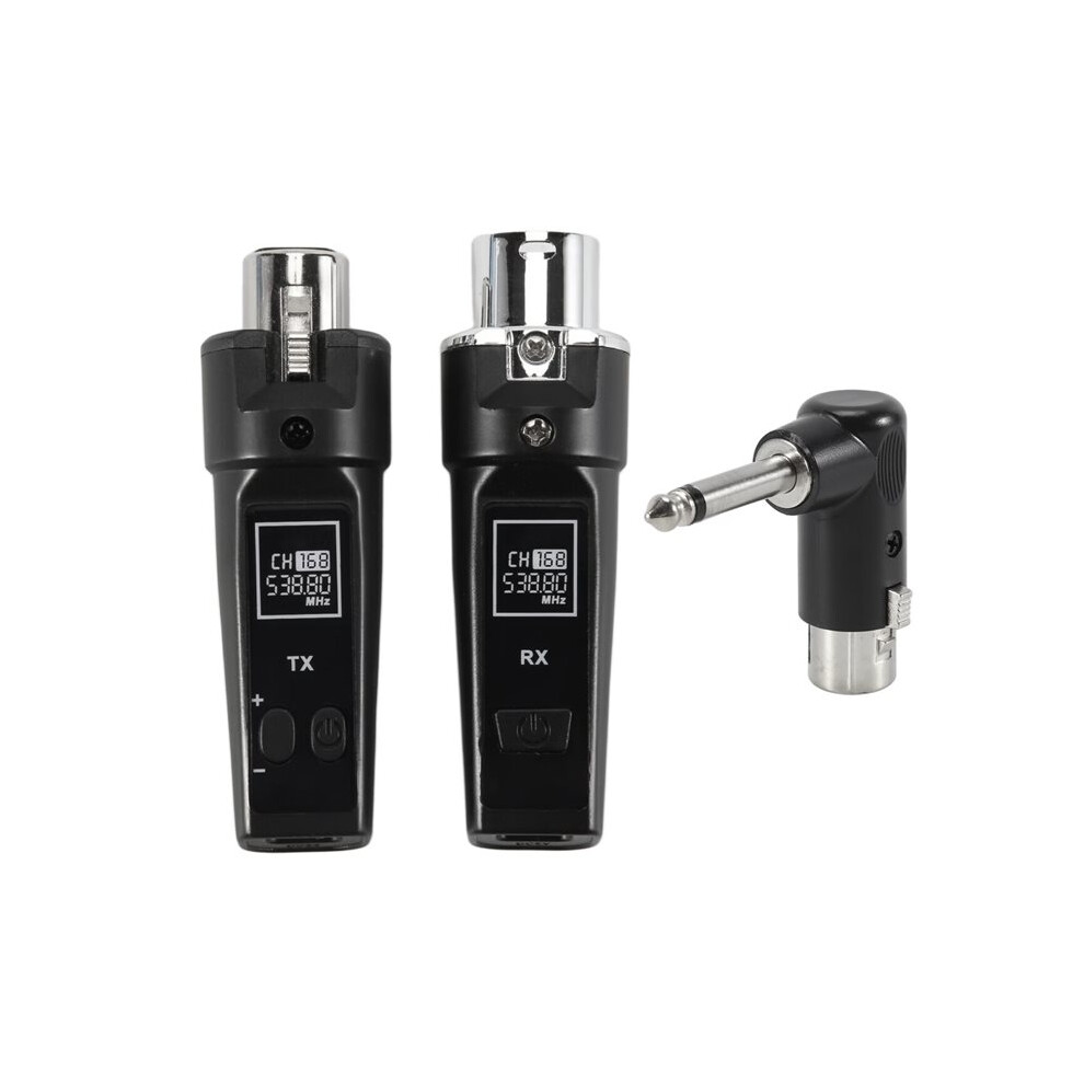 Uhf Wireless Microphone Converter Adapter Xlr Transmitter And Receiver For Dynamic Microphone Guitar Audio Mixer 4711379827551