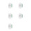 5X Tuya  WiFi Ventilatore Ventilatore da Soffitto  Module Dual-Mode Reset Voice  Controller per Alexa  Home Bianca 1