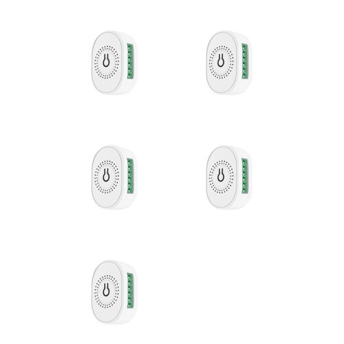 5X Tuya  WiFi Ventilatore Ventilatore da Soffitto  Module Dual-Mode Reset Voice  Controller per Alexa  Home Bianca