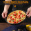 Pacote com 2 Assadeiras Perfuradas para Pizza de 11 Polegadas, Aço Carbono com Revestimento Antiaderente, Bandeja para Assar Pizza Fácil de Limpar 9