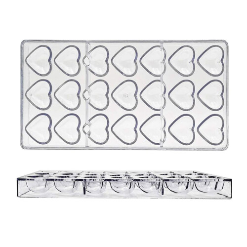 2PCS Polycarbonate Chocolates Mould Professional Molds for Candy Bar Mold Confectionery Easter Baking 2