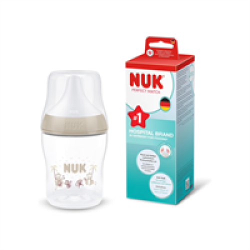 NUK Perfect Match Baby Bottle 150ml Monkey