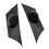 Tweeter de Coche Tweeter de Cabeza Triangular Tweeter de Carcasa de Altavoz Cubierta Triangular para Bocina de Agudos para   VIII 2010 2011 8