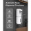 Automatic Soap Dispenser, 380 ML USB C Rechargeable Liquid Soap Dispenser with 4 Adjustable Levels 2
