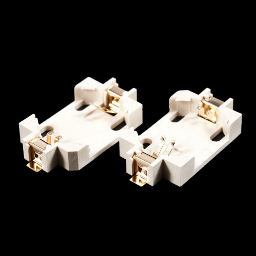 100Pcs White Housing CR2032 SMD Cell Button Battery Holder Socket Case 2