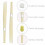 Ear candles - Natural beeswax - 10 pcs - 23.5 cm - Protective discs included 4