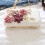 Kvinnor Clutches VäSkor VäSkor Blomma LäDerkuvert PäRlplåNbok KväLlshandväSka (Vit) 9
