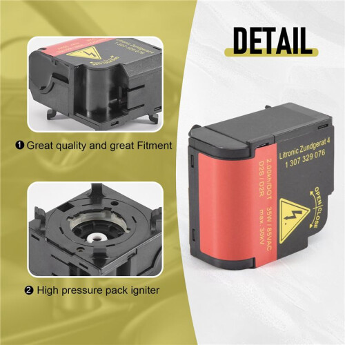1307329076 Xenon HID Headlight Bulb Igniter Socket Holder for - - -