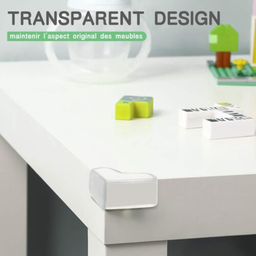 [10er-Pack] Babysichere Tischeckenschützer, transparente Möbeleckenschützer, kindersichere Eckenschützer 2