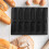 12-HåLs Silikonbaguette Pan-Non-Stick Perforerade Franska BröDformar, Varmkorvformar, Bakfoder Mat BröDform 3