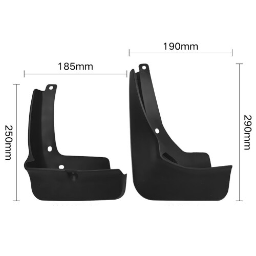 4Pcs Car Mud Flaps for ID.3 ID3 2021 Mudguards  Mud Guard Flap  Flaps Accessories 2