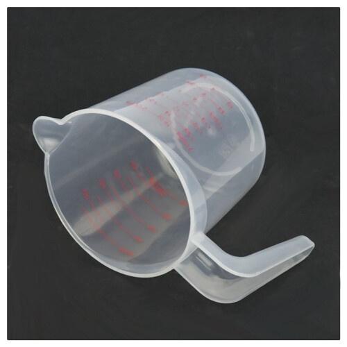 3X 500ml Home Lab Measuring Jug Pitcher Plastic Handle Pour Spout Container 2