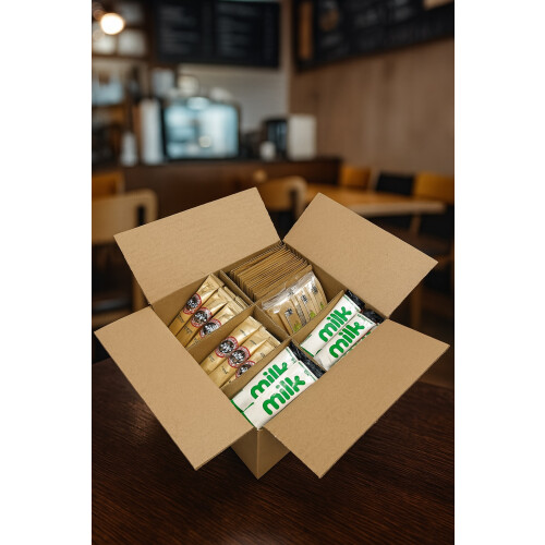 Coffee Tea Sugar Sachets Kit 100 Pack Luxury 2