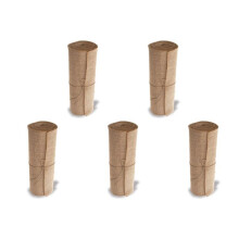 5X Jute Deckchen Roll-30CMx275Cm. No-Fray Anti-Rutsch-Decke mit -Design. Jute-Stoff-Rollen Eignen Sich für Hochzeiten, Tischläufer, Dekoration und