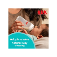NUK Perfect Match Baby Bottle Teats 2 Count White