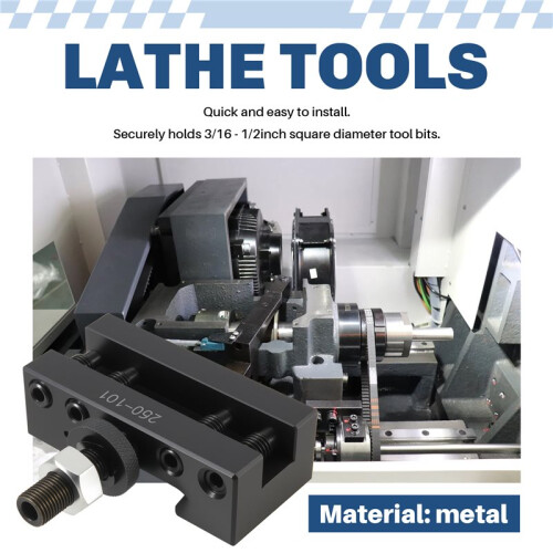 250-101 Turning and Facing Holder Quick Change Tool Post and Tool Holder Only Suitable for Piston Type 1