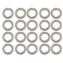 20Pcs Miniature Sealed Metal Shielded Metric Radial Bearing Model: 6701 ZZ 12X18X4MM