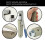 Sand Blaster Accessories Nozzle  Ergonomic Design with 3 Tips Remove Abrasive Stain Rust Grime 6