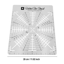 Quilting template for patchwork sewing, 10 inches