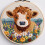 Σετ βελόνας τρυπήματος Highland Cow Design 20x20cm 1