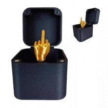 (1 pcs) Finger Gift Box Prank Toy Christmas Gag Gift Funny Novelty Present Annoying Gift Box for Friends