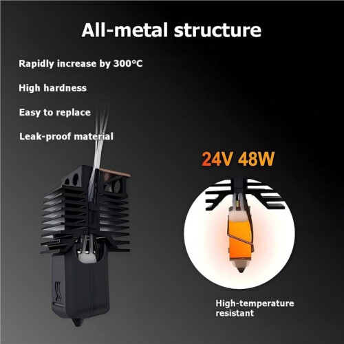 0.8mm Full Assembled Hotend for Snapmaker U1 Hot End Ceramic Heating Block Kit Precise Heating High Flow 3D Printer Part 2