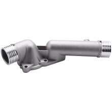 Thermostat Housing for E39 528I 1997 1998 with 1 Pair Light Lamp Housing White Lens Replacement for 5 Series