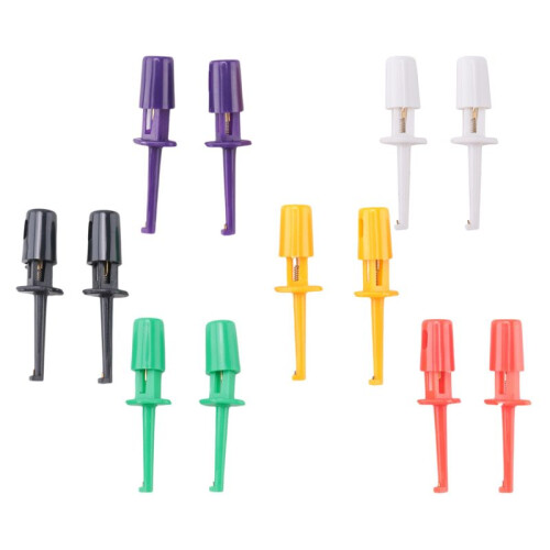 6-Color 24-Piece Test Probe Hook  IC Test Hook Suitable for Multimeter SMT SMD Wire Kit 2