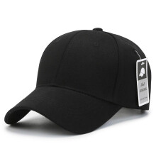 (khaki, One size fits all) Simple Solid-Color Baseball Cap, Outdoor Sports Style, Dad Cap, Unisex, Adult Size, Black