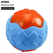 (Sound ball) Rubber Dog Toys For Dog Chewing Bite Resistant Squeaky Training Playing Toy