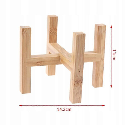 (B) Stand On Flower Pot Flowerpot Bonsai Stand