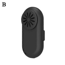 (Black) Personal Breath Cooler Wearable AirPurifier Air Face Fan USB