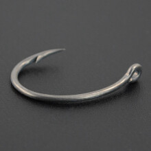 Hirisi 200Pcs Coating High Carbon Stainless Steel Barbed Hooks Carp Fishing Hooks Pack with 8011, 100 Pcs 4 & 100Pcs 6