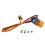 2 Pcs Multi-Function LED Lamp Strobing-Blasting/Flashing/Rotating Light, Yellow & Black 10