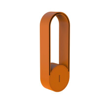 (Orange) Home Air Purifier Ionizer Home Room Smoke Filter