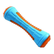 (Sounding Bones) Rubber Dog Toys For Dog Chewing Bite Resistant Squeaky Training Playing Toy