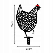 (D) Garden Ornaments Chicken Decor Decor Iron