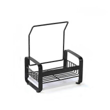 (A2S) Kitchen Stainless Steel Shelf Free Punch Storage Rack Sink Drain Rack