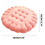 Bomuldsmeditationspude Pink Rund 43 cm 3