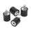 8Pcs M4 Outside Inside Anti Vibration Rubber Buffer Insulator Attachment 15mmx15mm 2