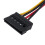 2X Cable Adaptador Conversor  Potencia Hembra A  Macho. 6 Pulgadas 7