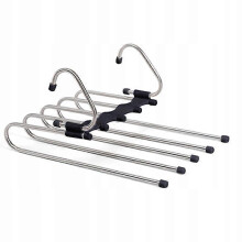 (B) Multifunctional  Stainless Steel Pants Hangers Pants Hangers Wardrobe Hangers Trousers Hangers
