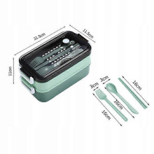 (B) Stainless Steel Breakfast Boxes Lunch Boxes Totes Food Beverage Carriers