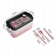 (A) Stainless Steel Breakfast Boxes Lunch Boxes Totes Food Beverage Carriers
