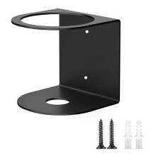 Single Slot Wall Mount Spray Bottle Holder Heavy Duty Metal Storage Rack Paint Can Organizer for Gar