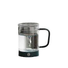 (Green) Automatic Stirring Rotating Glass Milk Tea Coffee Brewing Cup